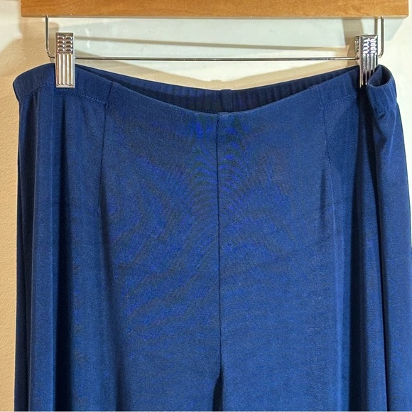 CHICO’S Travelers Sz 2 Reg Slinky Elasticized Waist Straight Leg Pull On Pants - Picture 3 of 11